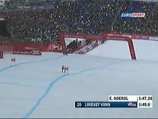 Lindsey Vonn gümüş madalyayı aldı