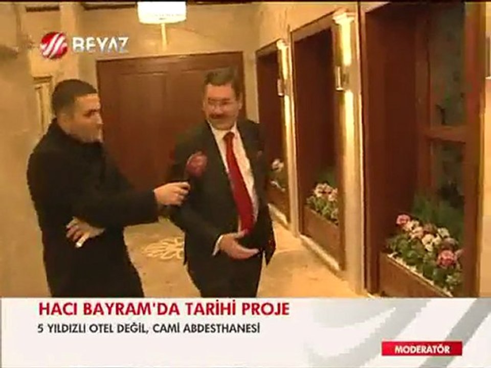 HACI BAYRAM VELİ CAMİİ'SİNDE TARİHİ PROJE