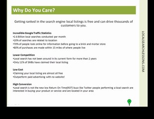 Local Search Marketing Lesson Introduction