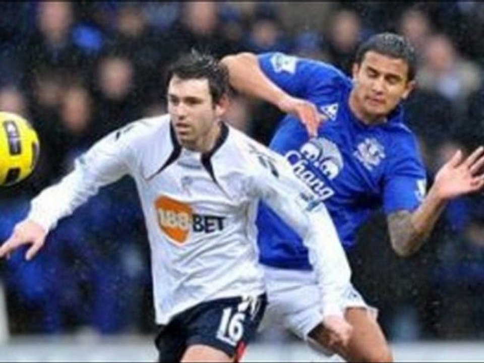 Bolton 2-0 Everton Cahill header, Sturridge great-strike
