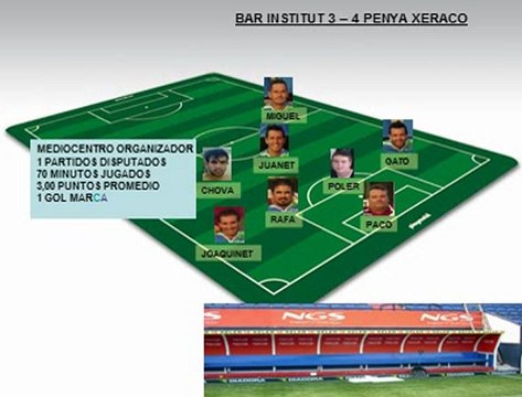 BAR INSTITUT vs PENYA XERACO