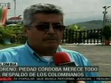 Representante de DDHH de Tolima respalda a Piedad Córdoba
