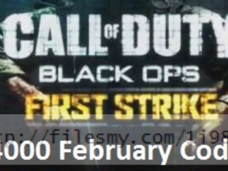 Get Call of Duty Black Ops First Strike Map Pack DLC Code