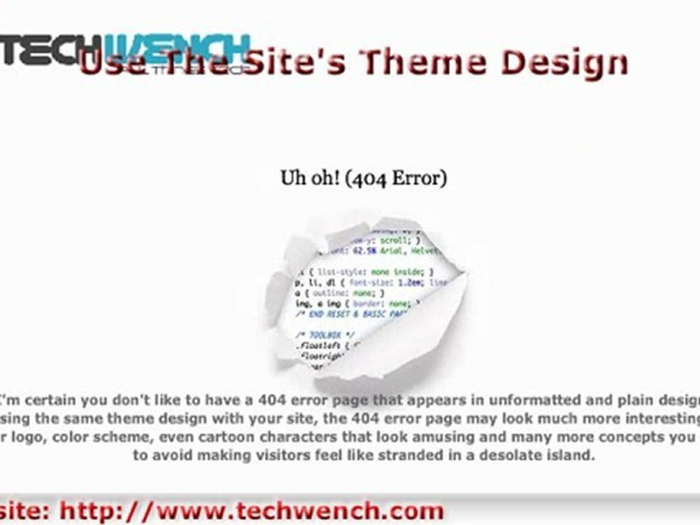 ⁣How to Make an Attractive and Useful 404 Error Page