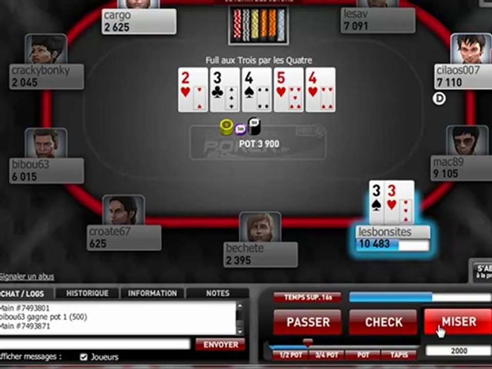 Full au 3 par les 4