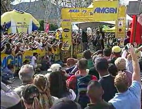 Lance Armstrong's Start - Stage 6 - Solvang TT - 2009 Amgen Tour of California