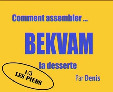 Comment assembler la desserte BEKVAM d'IKEA - 1/5