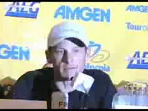 Armstrong and Reporter Kimmage Verbal Skirmish - 2009 Amgen Tour of California