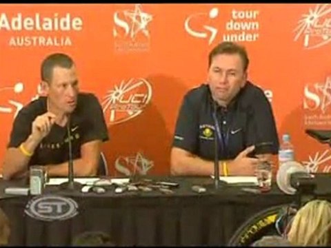 Lance Armstrong intervew I promise you I will attack - Tour Down Under 2009