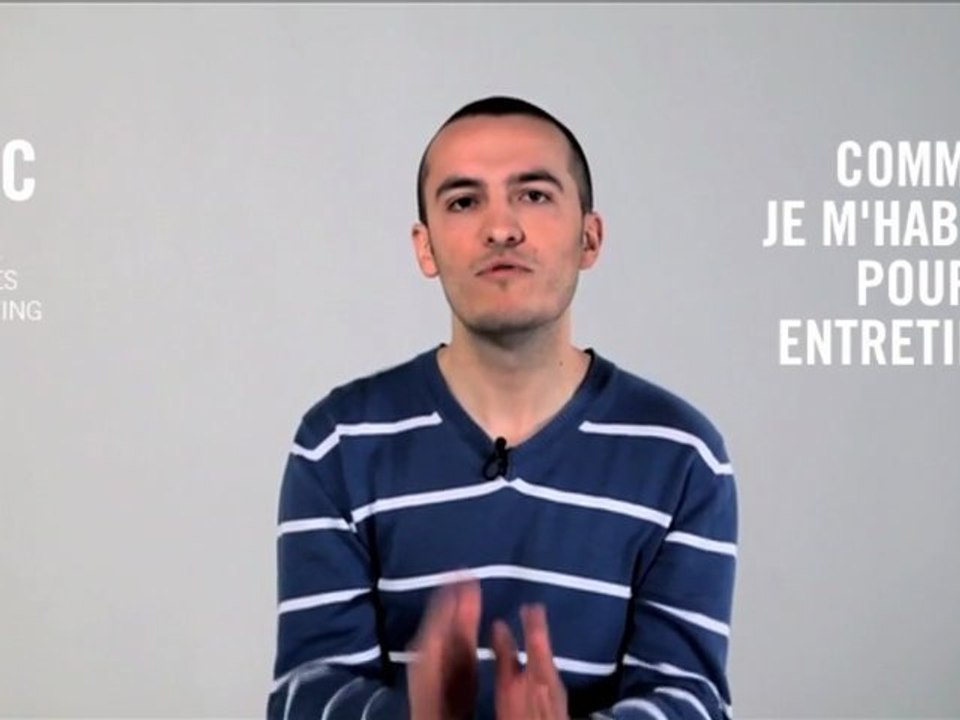 Comment je m'habille pour un entretien ? Loïc 23 ans