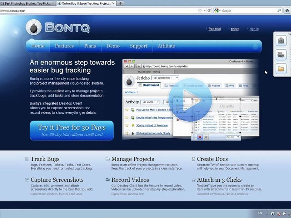 BontQ - Demo Introduction of Bug Tracking Software (Dutch)