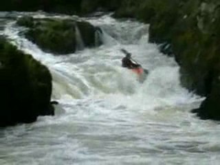 Kayaking on cenarth falls teifi tour 2006