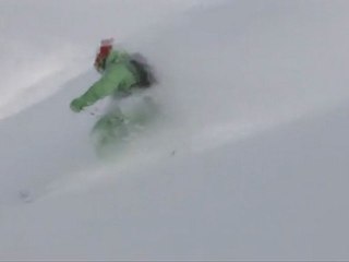 Skiing Deep powder in Japan