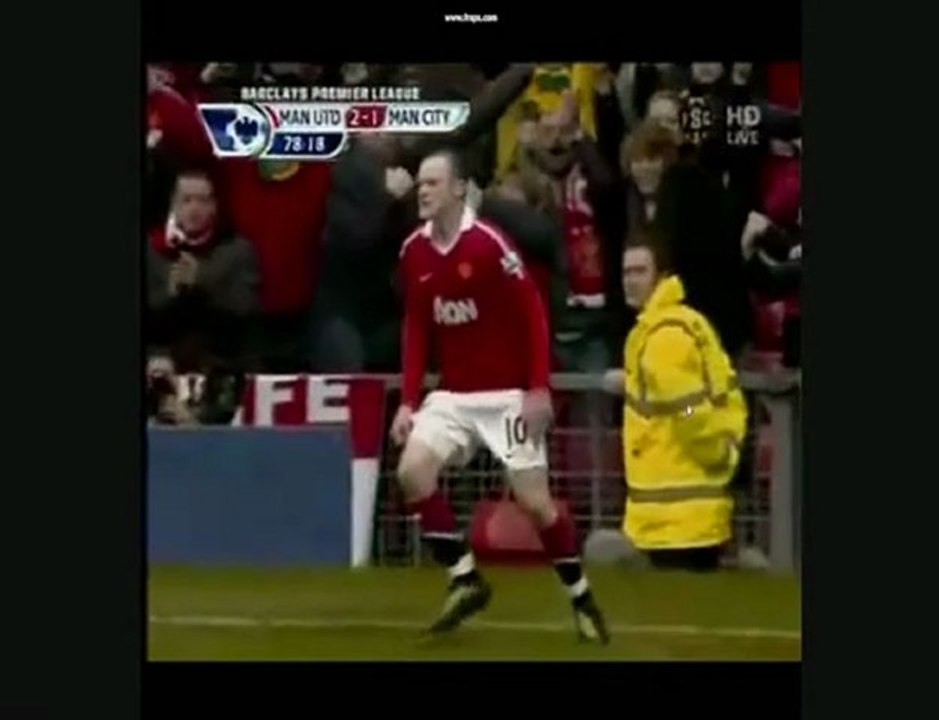 Bicycle Kick by Wayne Rooney Manchester United vs Manchester