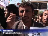 Yemeni police disperse anti-government protests