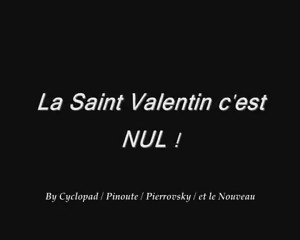 La Saint Valentin c'est NUL !