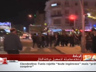 Nouveaux trottoirs avec des signalisations