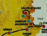 Animated Race Map Fly Over - Tour de France 2008