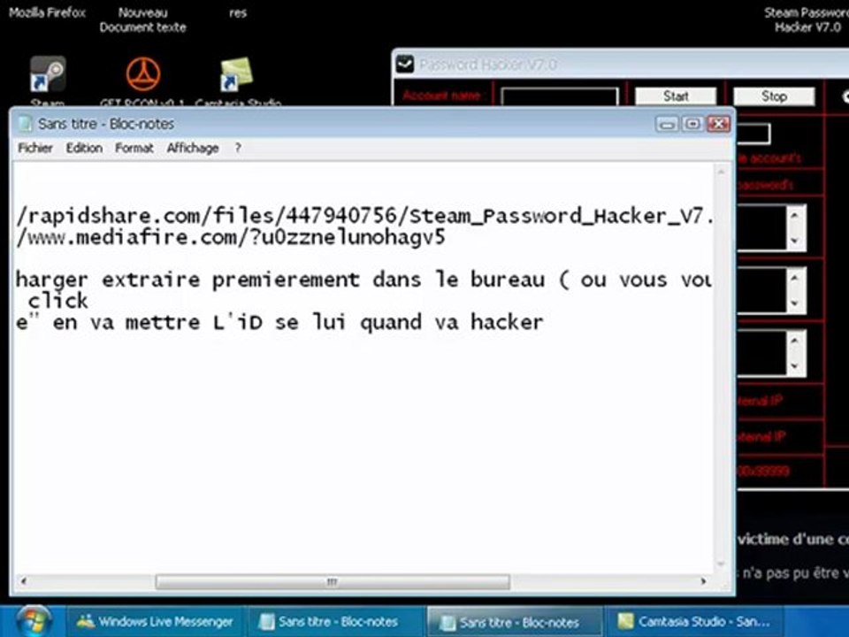 Hack steam +[Link]