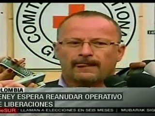 Cruz Roja espera reanudar pronto operativos de liberación