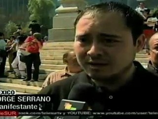 Manifestantes mexicanos exigen al gobierno frenar la violencia