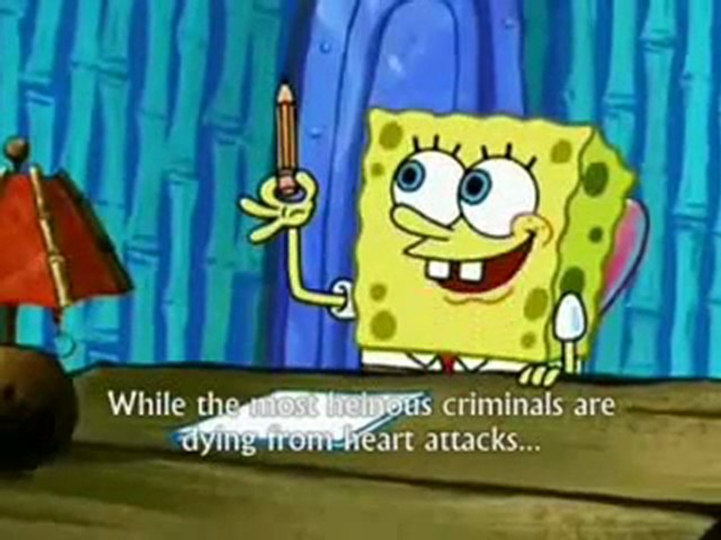 ⁣Тетрадь смерти у Спанчбоба (рус озвучка от 2х2)