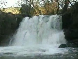 JB and Tom on Janet's Foss Waterfall