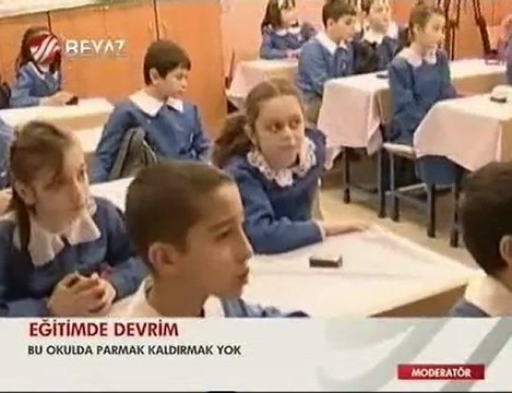 beyaz tv - Okullarda Parmak Kaldırma devri sona eriyor.