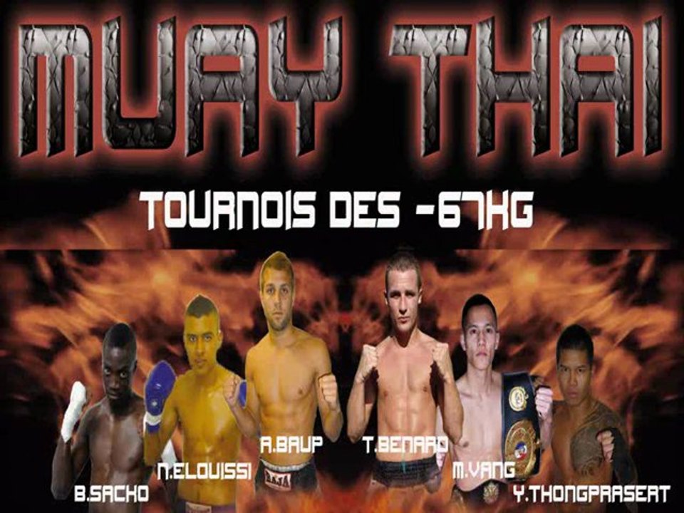Muay Thai Tournois A 4 des -67kg Samedi 16 Avril 2011