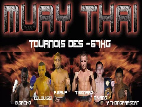 Muay Thai Tournois A 4 des -67kg Samedi 16 Avril 2011