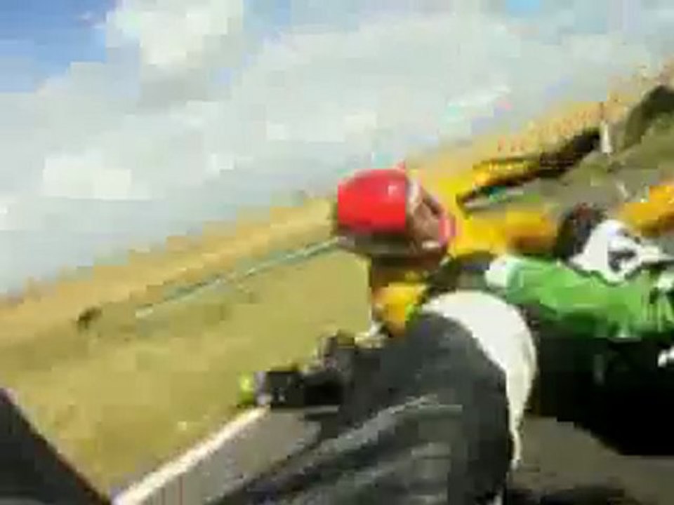 Extreme downhill skateboarding