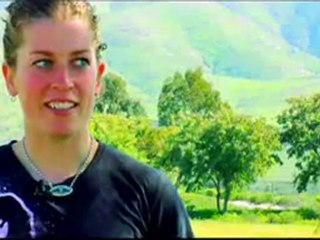 Jill Kintner training for Olympics