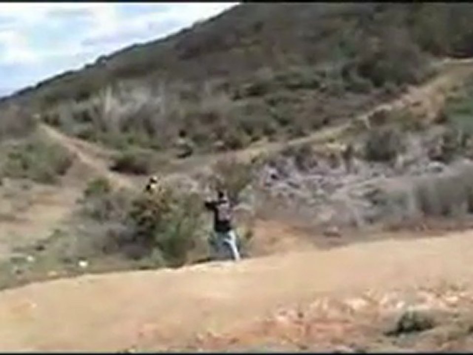 Downhill Mountain Biking Jumps and Crashes Ted Williams