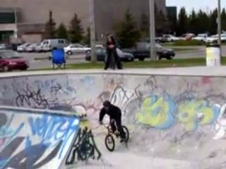 BMX skateboard park