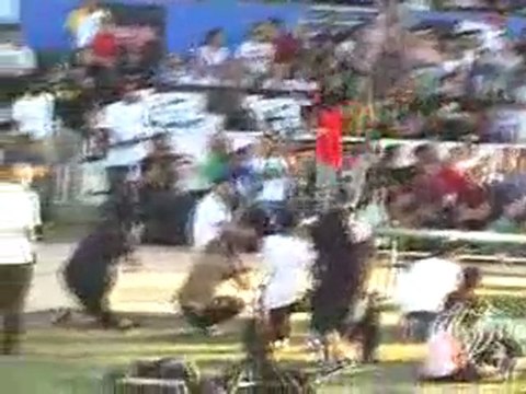 Nyjah Huston, P-Rod, Chaz Ortiz at Maloof Money Cup '09