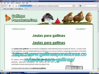 Jaulas para gallinas