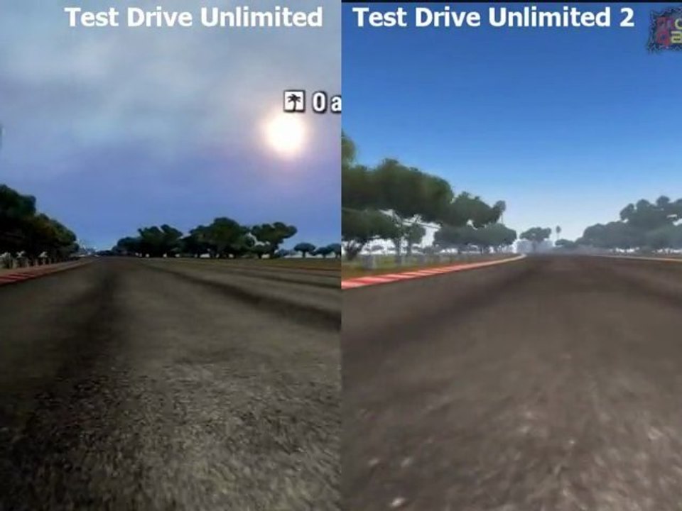 TDU vs TDU2 - Oahu Raceway Comparison