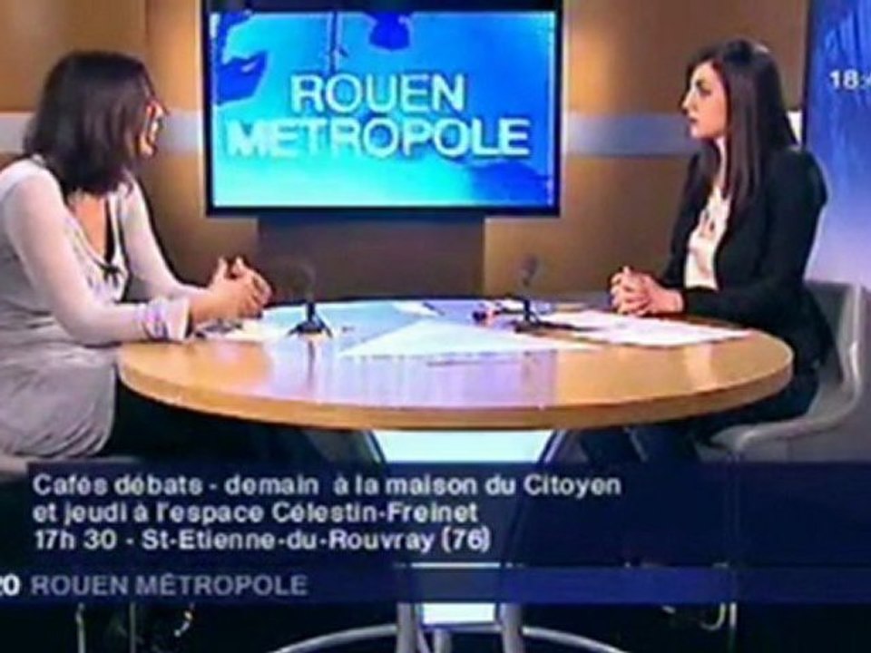 Gaëlle parle à la télé