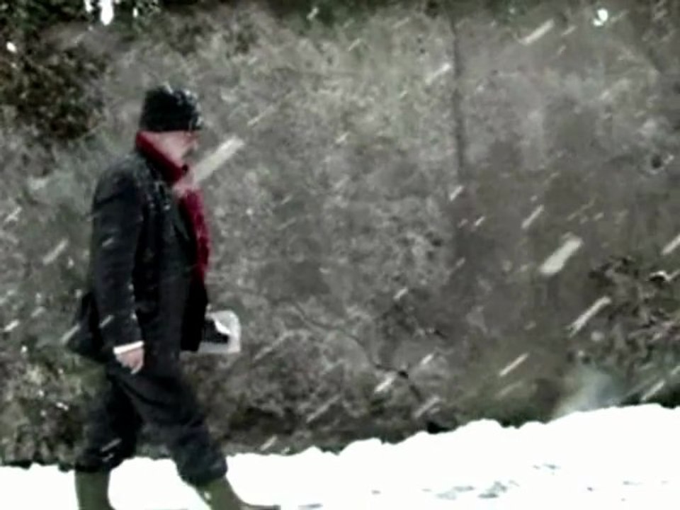 ermite sous la neige