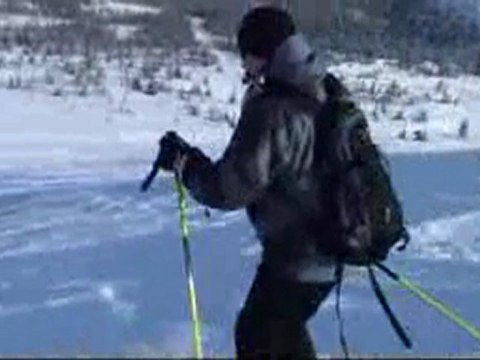 Telemark skiing in Trysil