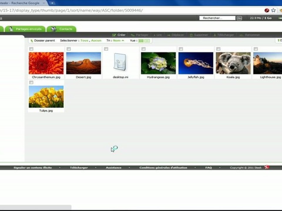Steekr, service de partage de fichiers en ligne (quick-tuto)