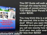 Residential solar panels low-cost system - Do it Yourself