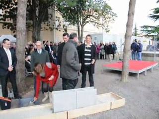 AGDE - 2011 - Premiére Pierre Maison de Retraite Laurent ANTOINE AGDE