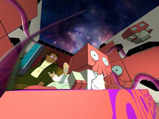 Dr Zoidberg  - "Whoop!! Whoop!! Whoop!! Whoop!! Whoop!!"