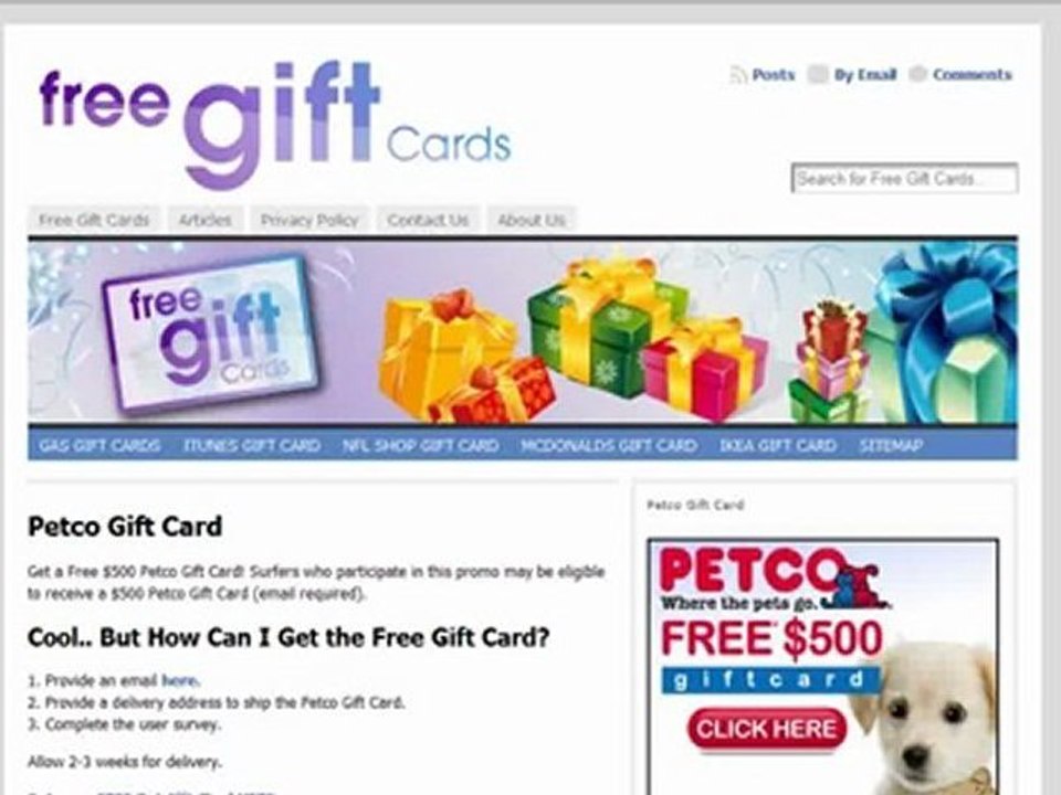 Petco Gift Card - Get a Free $500 Gift Card