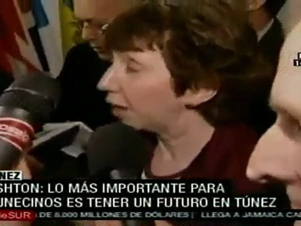 Ashton: lo más importante para los tunecinos es tener futuro en Túnez
