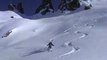 Turns in Patagonia powder, Cerro Catedral backcountry