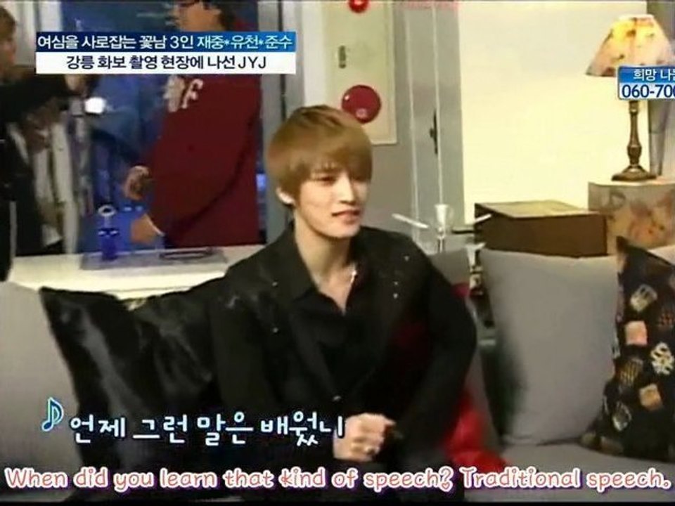 Jaejoong and Junsu singing songs about Yoochun