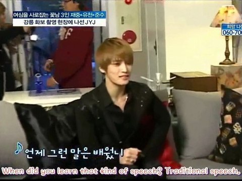 Jaejoong and Junsu singing songs about Yoochun