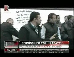 kocaeli tv - sevisçiler Tuzla'da yol kapadı